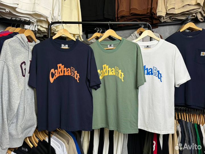 Футболка Carhartt Оверсайз Оригинал-качества