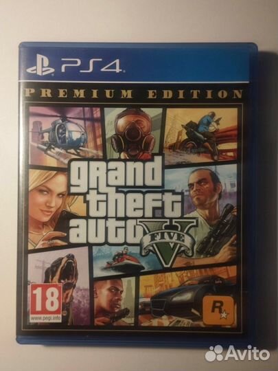 GTA 5 ps4 диск