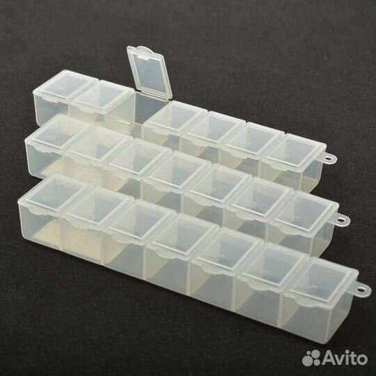 Коробочки (контейнер) для бисера и бусин