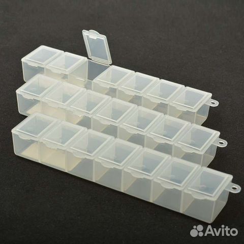 Коробочки (контейнер) для бисера и бусин