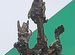 Винтажная статуэтка с драконом бронза
