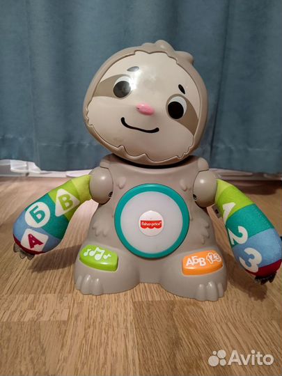 Игрушки fisher price. Ежик, Ленивец и Лось