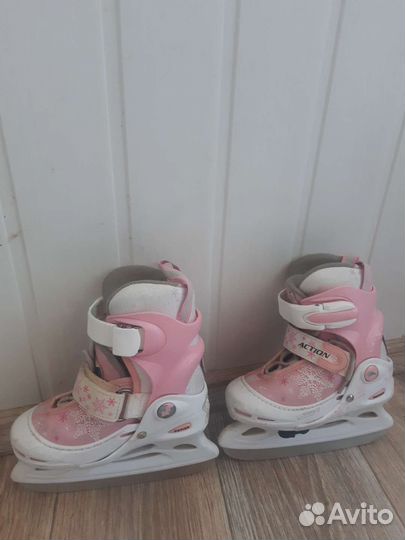 Коньки детские раздвижные
