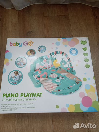 Развивающий игровой коврик с пианино