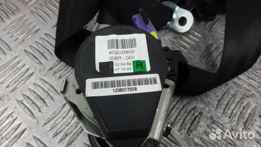 Ремень безопасности с пиропатроном сиденья передне