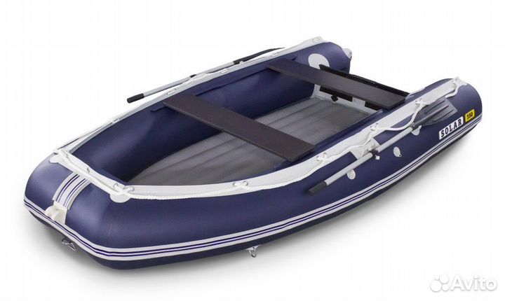 Лодка Solar-350 К (Максима), Синий от завода