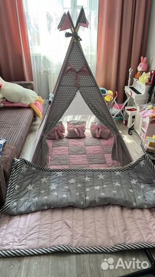 Комплект вигвам и одеяло