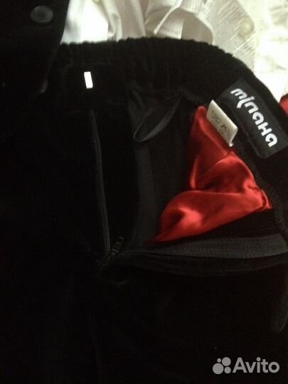 Костюм праздничный 110 черный с рубашкой