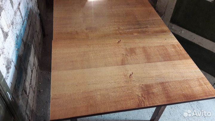 Советский полированный обеденный стол