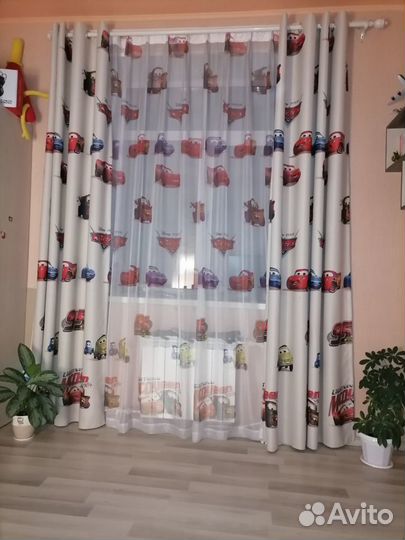 Шторы и тюль+гардина 2 м