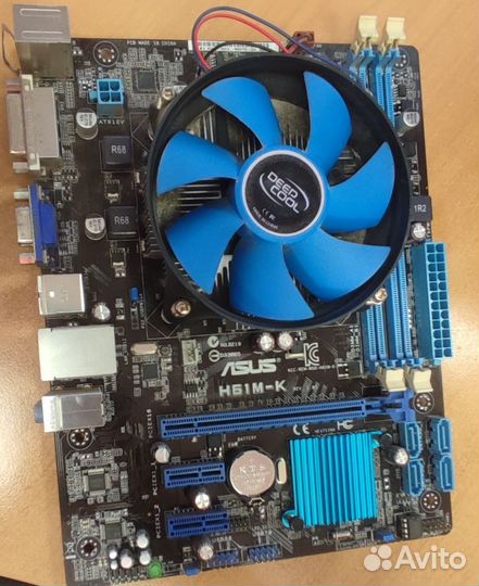 Pentium G2020 + asus H61M-K