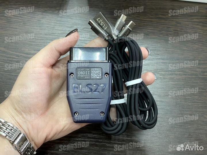 Адаптер ELS27 версия v4.1 оригинал + кабель