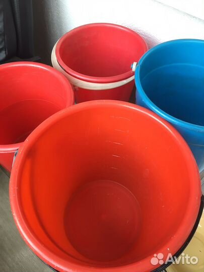 Ведра пластиковые