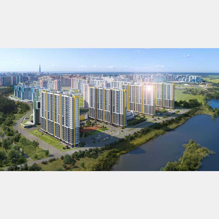 2-к. квартира, 52,3 м², 1/25 эт.