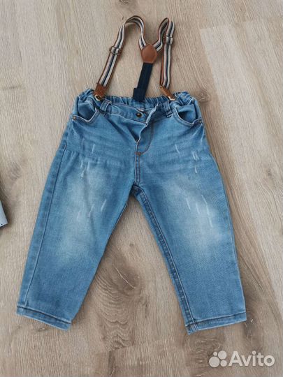 Рубашка+джинсы 92 размер