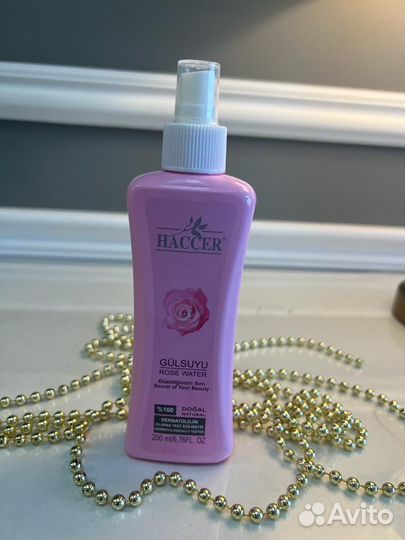 Розовая вода для лица и тела. Турция