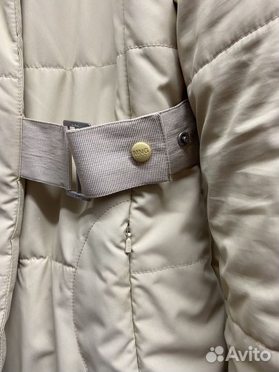 Пуховик зимний длинный женский