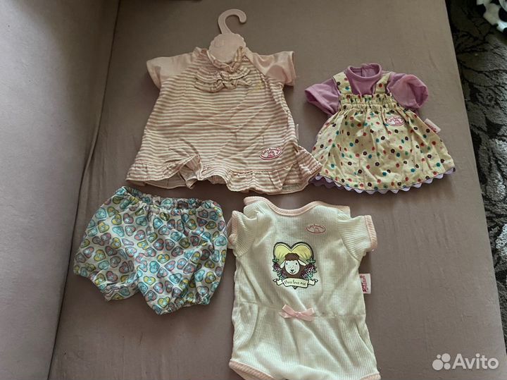 Одежда для кукол Baby Born и Baby Annabell