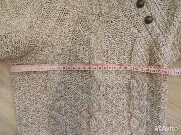 Платье-свитер вязаное трикотажное для девочки