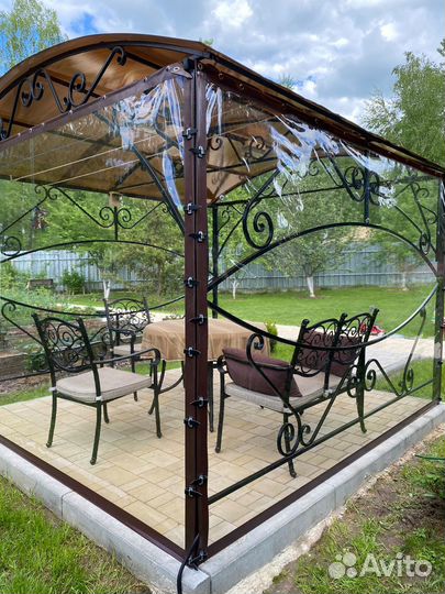 Мягкие пвх окна на беседку