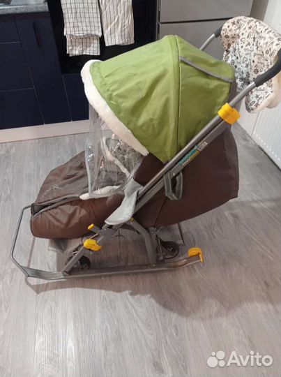 Детские санки коляска бу