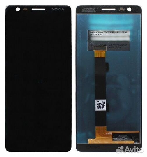 Дисплей для Nokia 3.1 +тачскрин (черный)