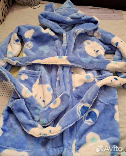 Халат плюшевый