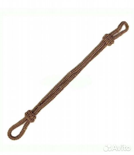 Филигранный шнур на фуражку, металлизированный зол