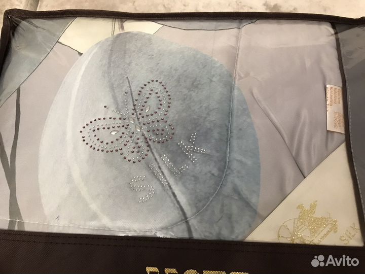 Постельное белье евро с одеялом