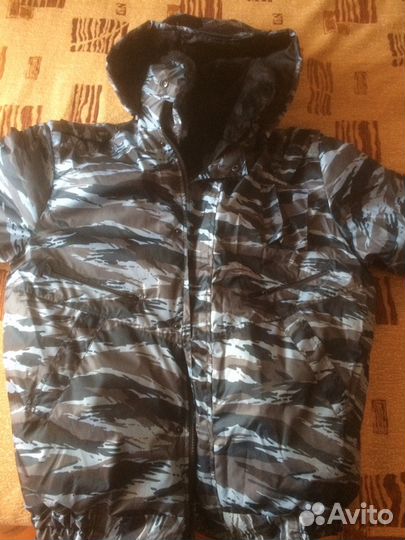 Зимний камуфлированный утеплённый костюм