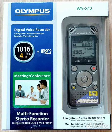 Диктофон Olympus WS-812 4 Gb