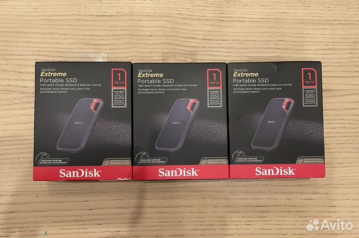 Sandisk extreme portable SSD 1TB новый
