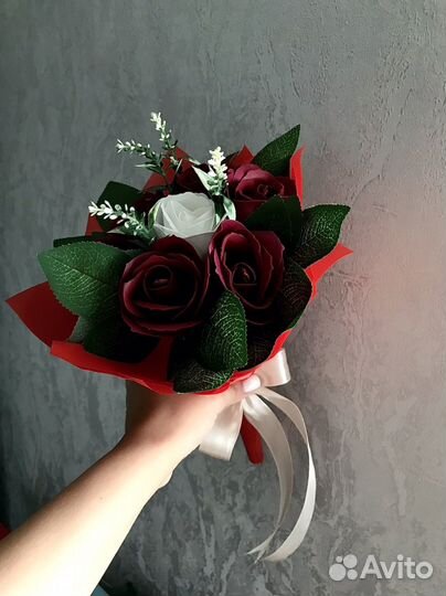 Букет цветов из мыла