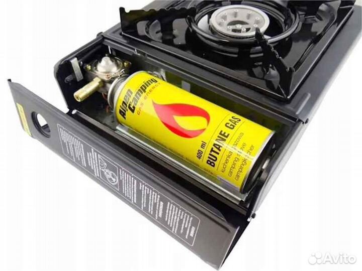 Плитка газовая портативная с переходником