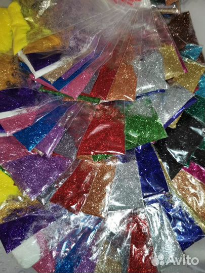 Наборы из простого глиттера