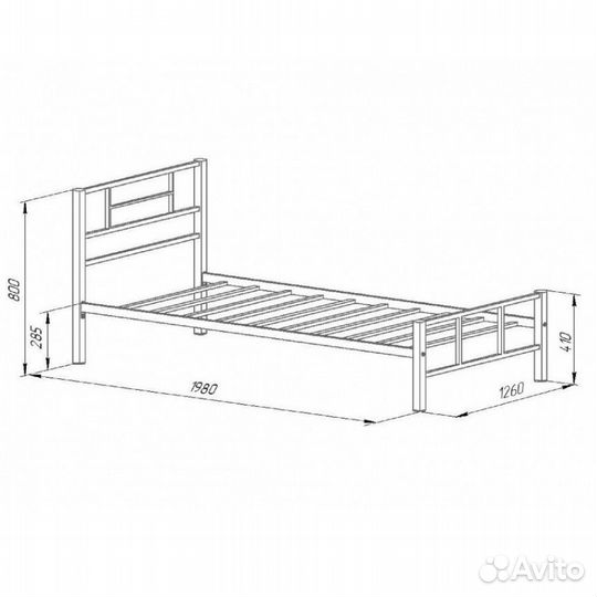 Железная кровать