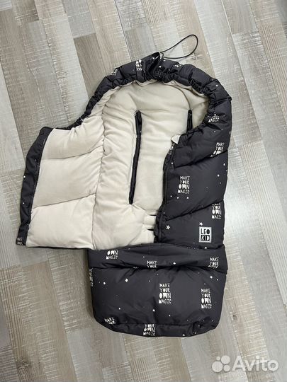 Зимний конверт в коляску leokid