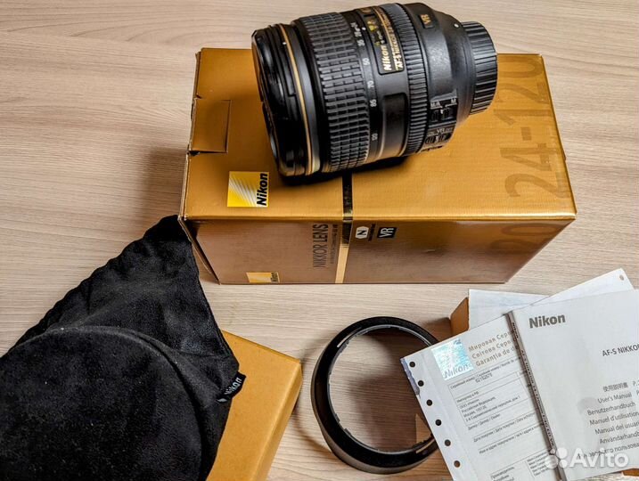 Объектив Nikkor AF-S 24-120 f/4G ED VR