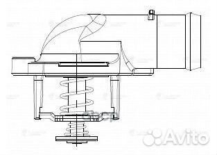Термостат для а/м VW Touareg (02) /Transporter T
