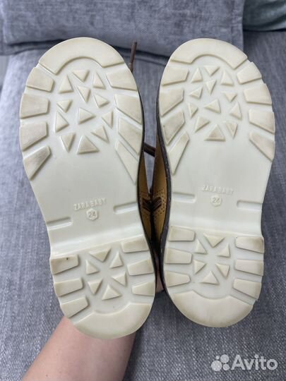 Ботинки zara для мальчика 24