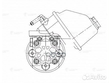 Насос гур для а/м Chevrolet Captiva(11) /Opel A