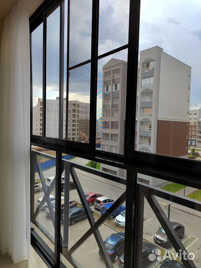 Панорамный алюминиевый стеклопакет