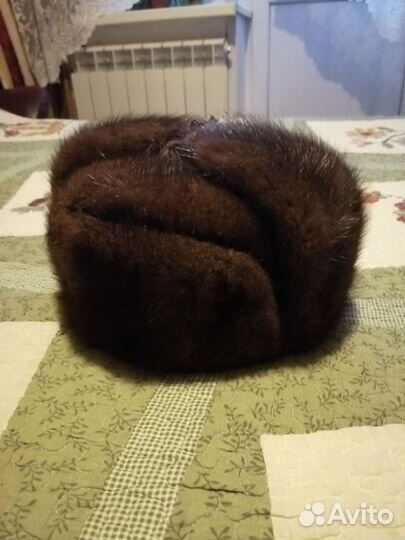 Мужская шапка из ондатры