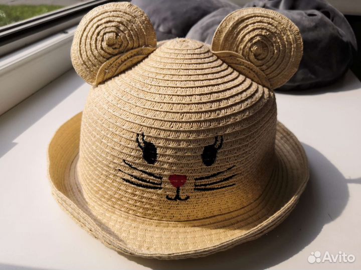 Шляпа соломенная для девочки