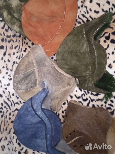 Шапки новые (овчина, кролик рекс, пони)