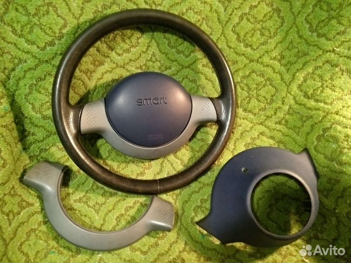 Руль Smart с Лепестками кожаный