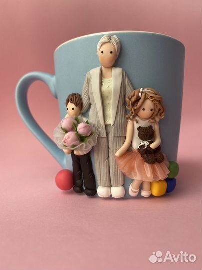 Кружка ручной работы учителю и воспитателю