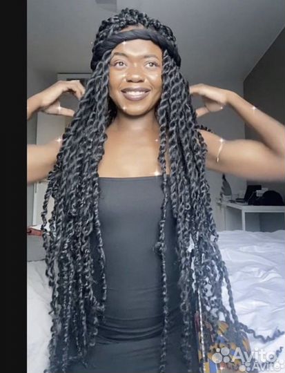 Плетение афрокосичек, афрокудри, локс