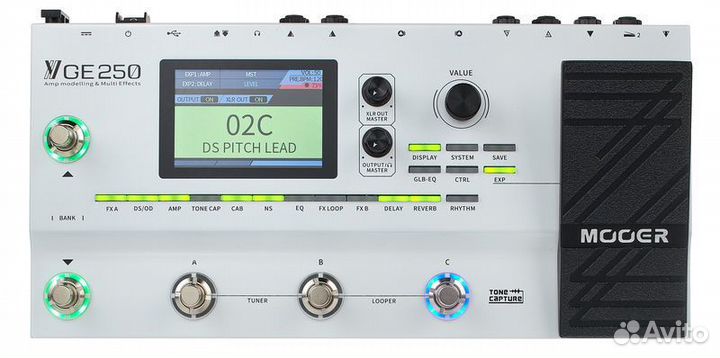Гитарный процессор эффектов Mooer GE250