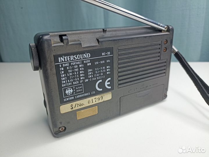 Радиоприемник винтаж Intersound we-90